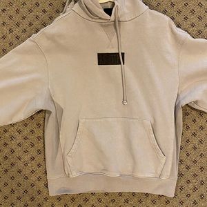 KITH Pullover Hoodie Size M Box Logo Beige Brown Khaki